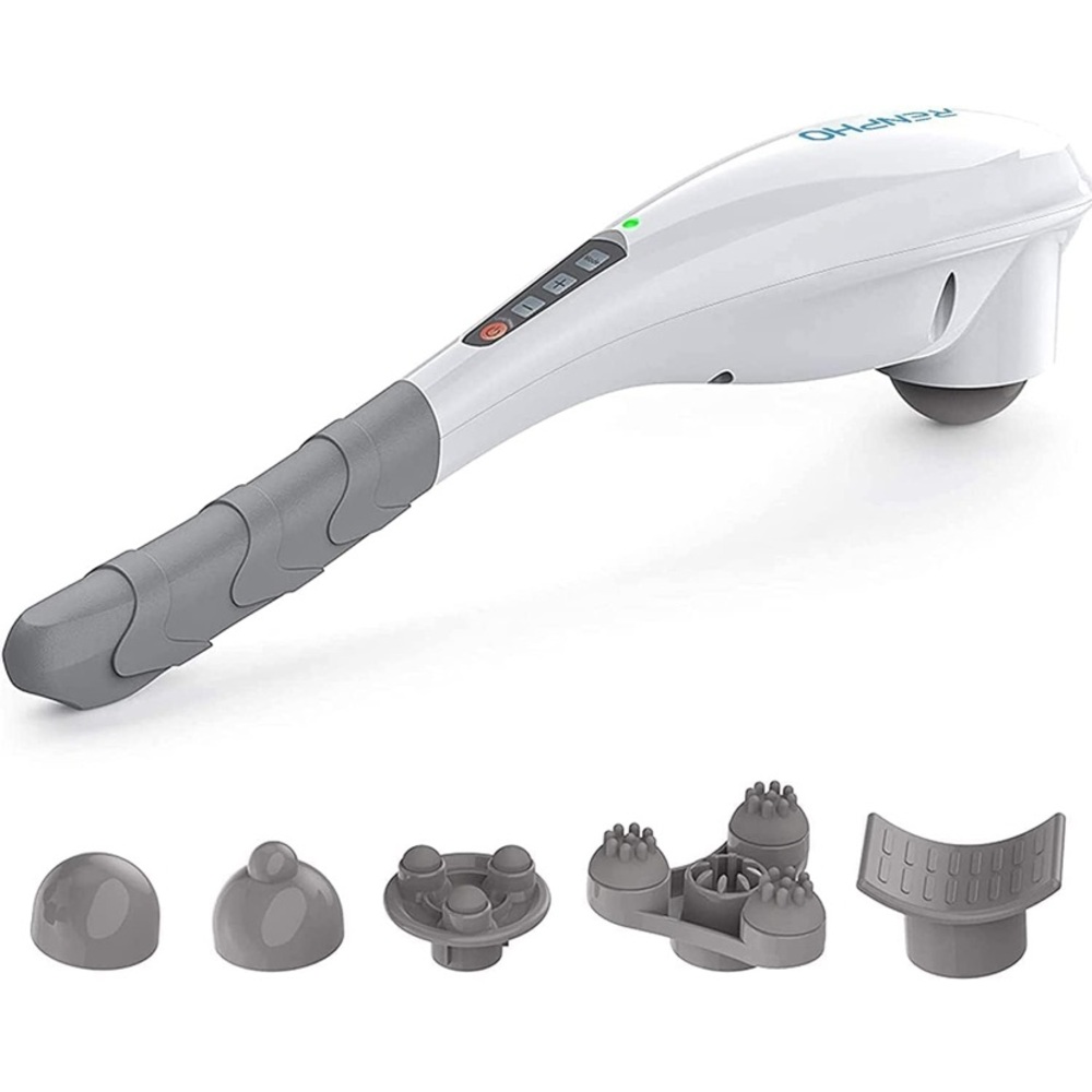RENPHO White and Gray Handheld Massager